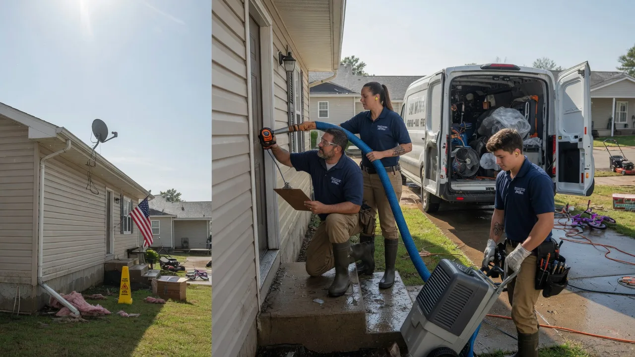 Ceiling Water Damage Restoration in Bixby, OK near me