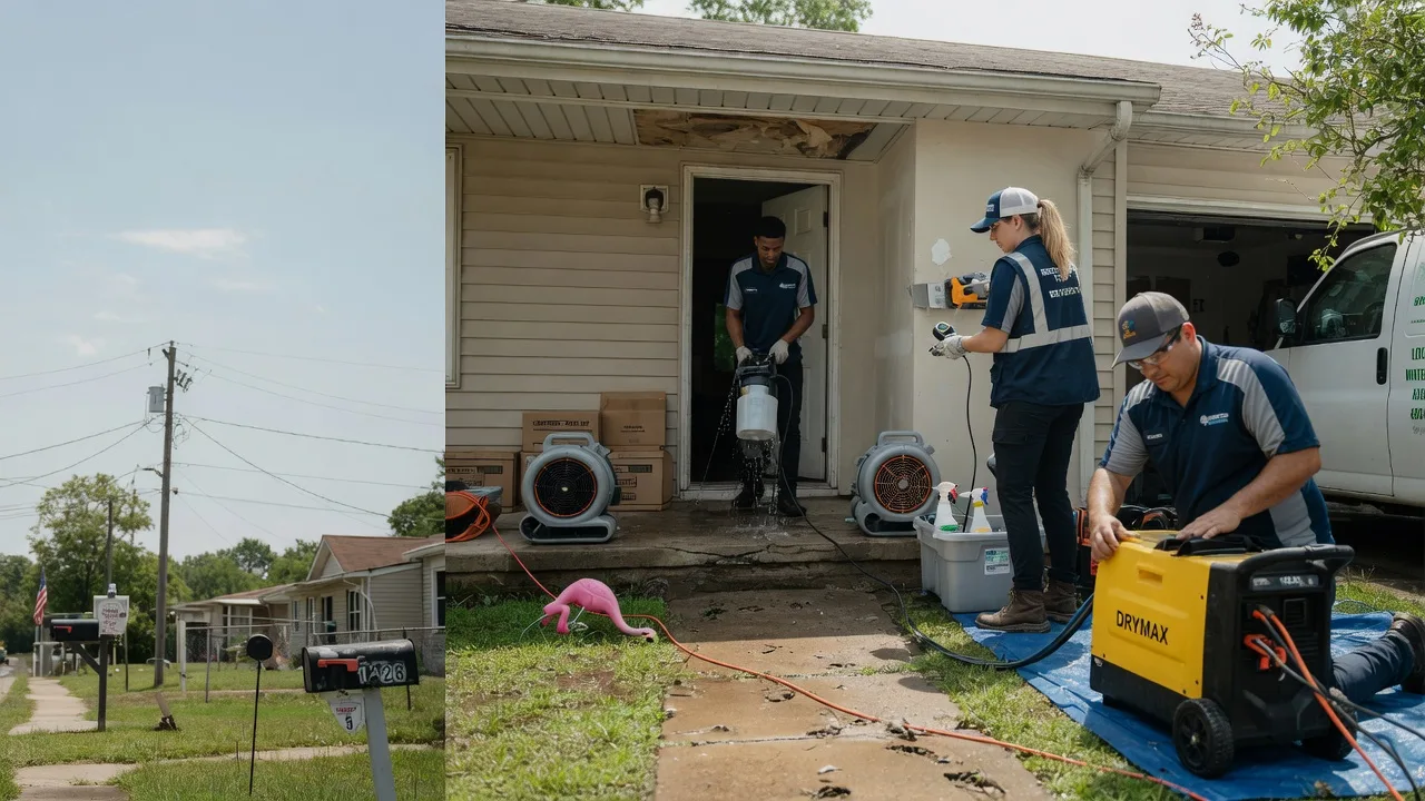 Storm Damage Water Removal in Bixby, OK near me